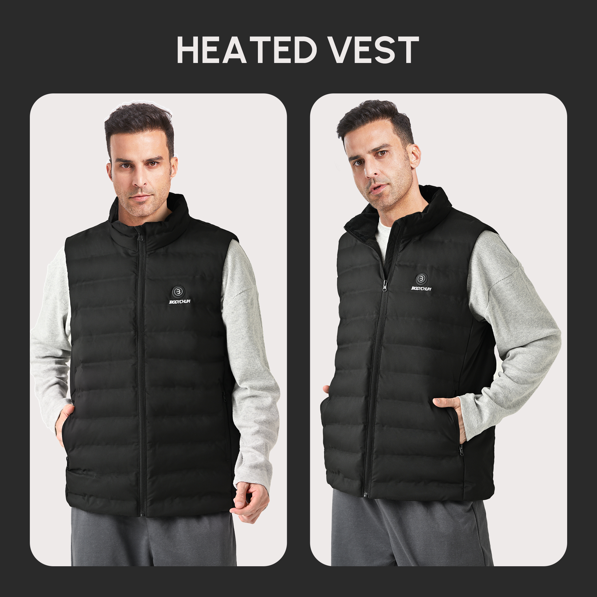 heated mens vest with battery